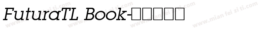 FuturaTL Book字体转换